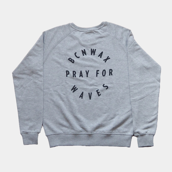 Rounded Pray Sweatshirt Color Grey